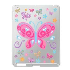 iPad 2 Case Silver of Pretty Butterflies And Flowers