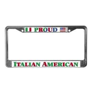  Italian American 2 Italian License Plate Frame by 