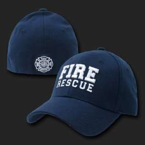  FIRE RESCUE FLEX FIT BASEBALL CAP HAT CAPS L/XL 