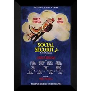  Social Security (Broadway) 27x40 FRAMED Broadway Poster 