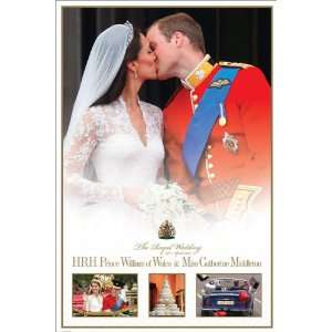    The Royal Wedding   Balcony Kiss   35.7x23.8 inches