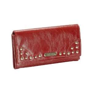  Women Kenneth Cole Red Studded Flap Wallet Everything 