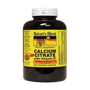  Calcium Citrate with D3 200 Cplts