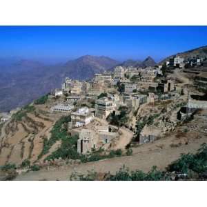 Mountain Top Villages, Al Mahwit Governorate, Manakha Region, Yemen 