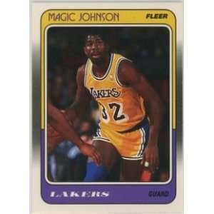  Magic Johnson Los Angeles Lakers 1988 89 Fleer Basketball 
