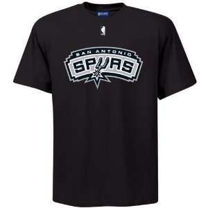  San Antonio Spurs NBA Primary Logo T Shirt (Black) Sports 