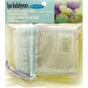  Spa Indulgence Bath Salts Sachet Bags   3 colors