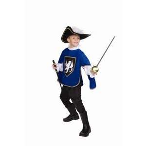  Musketeer Boy   Small, Blue Costume Toys & Games