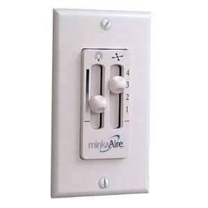 Minka Aire WC106 WH Speed and Dimmer Control Wall Remote System with 3 