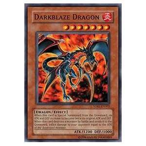  Yu Gi Oh   Darkblaze Dragon   Structure Deck Rise of the 