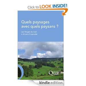   paysans ? Les Vosges du Sud à 30 ans dintervalle (French Edition