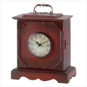  Wooden Desk Clock with Keyholders CT 31754