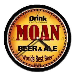  MOAN beer and ale cerveza wall clock 