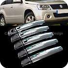   Vitara Chrome Door Handle Cover Trims Shells Rim Overlays Bezel 5DR