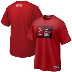  Nike Stanford Cardinal 2011 Team Issue T shirt   Cardinal 