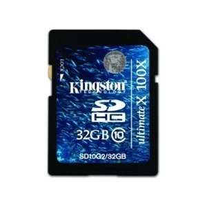  Kingston Flash Memory Sd10G2/32Gb 32Gb Sdhc Class10 Gen2 