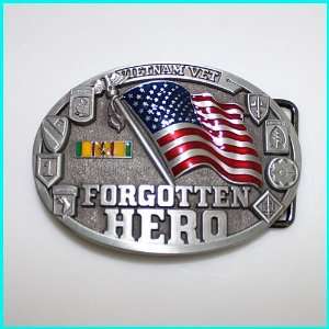    Vietnam Forgotten Hero Flag Belt Bucke FG 027 