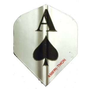  25 Sets #3337 AmeriThon Silver 4 Aces Dart Flights Sports 
