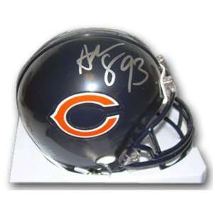  Adewale Ogunleye Autographed Mini Helmet Sports 