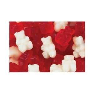  Albanese Gummi Bears Red & White Valentine, 1 Lb 