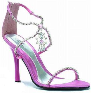   closed Heel criss cross Pink sandal rhinestone 457 MANDY/PNK  