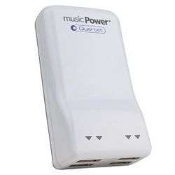 PowerLine musicPower Quartet 90274 4 Port USB AC Wall Charger (White 