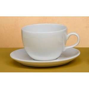  Homer Laughlin Alexa 14 oz. Bright White China Tea Cup 12 