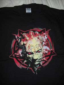SLAYER Paul Booth T Shirt **NEW  