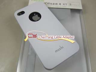 White moshi Puro Form Fitting Silicone Case iPhone 4 4G  
