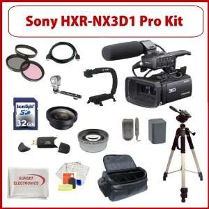  Sony HXR NX3D1 NXCAM 3D Compact Camcorder w/ SSE 