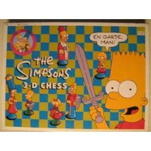  Simpsons 3 D Chess Set Toys & Games