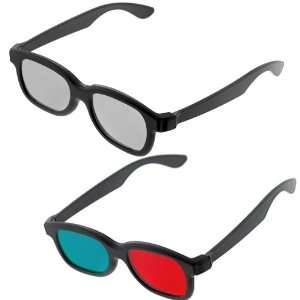 GTMax 3D Polarized Glasses Basic Square + 3D Red/Cyan 
