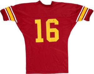 Frank Gifford Signed USC Replica Jersey  