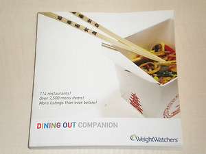 WEIGHT WATCHERS DINING OUT COMPANION BOOK  