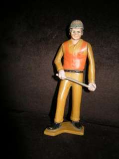 Tonka man figurine for your cars worker arms move  