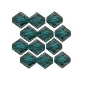   12 Emerald Bicone Swarovski Crystal Beads 5301 3mm New