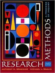   Inquiry, (0321049934), Anthony M. Graziano, Textbooks   