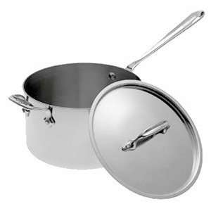   All Clad d5 Brushed Stainless 4 qt. Sauce Pan w/Lid