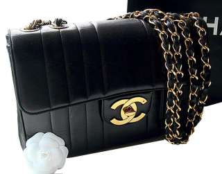 Authentic CHANEL Lambskin Jumbo Coco Classic Flap Maxi XL Bag Purse 