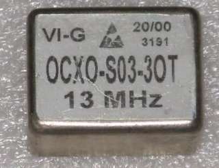 VI G high stable 13mhz ocxo oscillators OCXO S03 3OT  