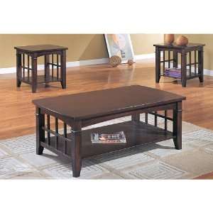  3 pc Pack Cocktail Table Set in Brown Finish ADS40150 