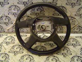 06 07 Dodge Charger SRT 8 OEM Steering Wheel Black Leather BENT  