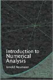   Analysis, (0521333237), Arnold Neumaier, Textbooks   