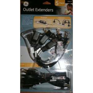  GE 43000 GE Outlet Extenders Kit 5 Pack With 3 10in & 2 