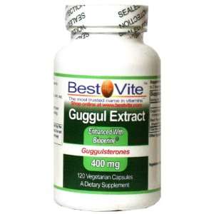  Guggul Extract 400mg (120 Vegetarian Capsules) Health 