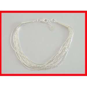    Stranded Sterling Silver Bead Bracelet #4351 Arts, Crafts & Sewing