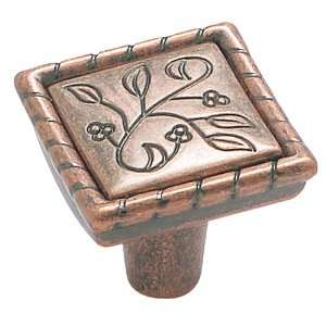  Amerock 4466 WC Weathered Copper Square Knobs