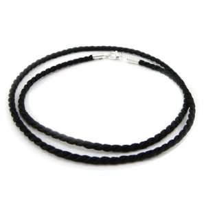  Cord Tressé black 45 cm (17. 72). Jewelry