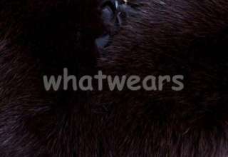 Women Real Fox Fur Collar + Mink Warm Coat / Shawl/ / Cape P17  