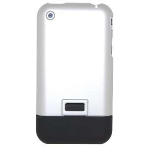 iPhone 1G 2G (Original iPhone) Rubberized Slider Case (Silver) 4GB 